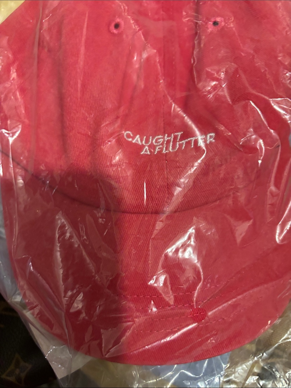 Red Baseball Cap - Casual Women's Hat